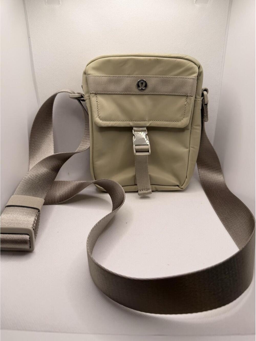 Lululemon Wunderlust Crossbody Beige Bag - Cute Strap Bag Easy Use Adjustable